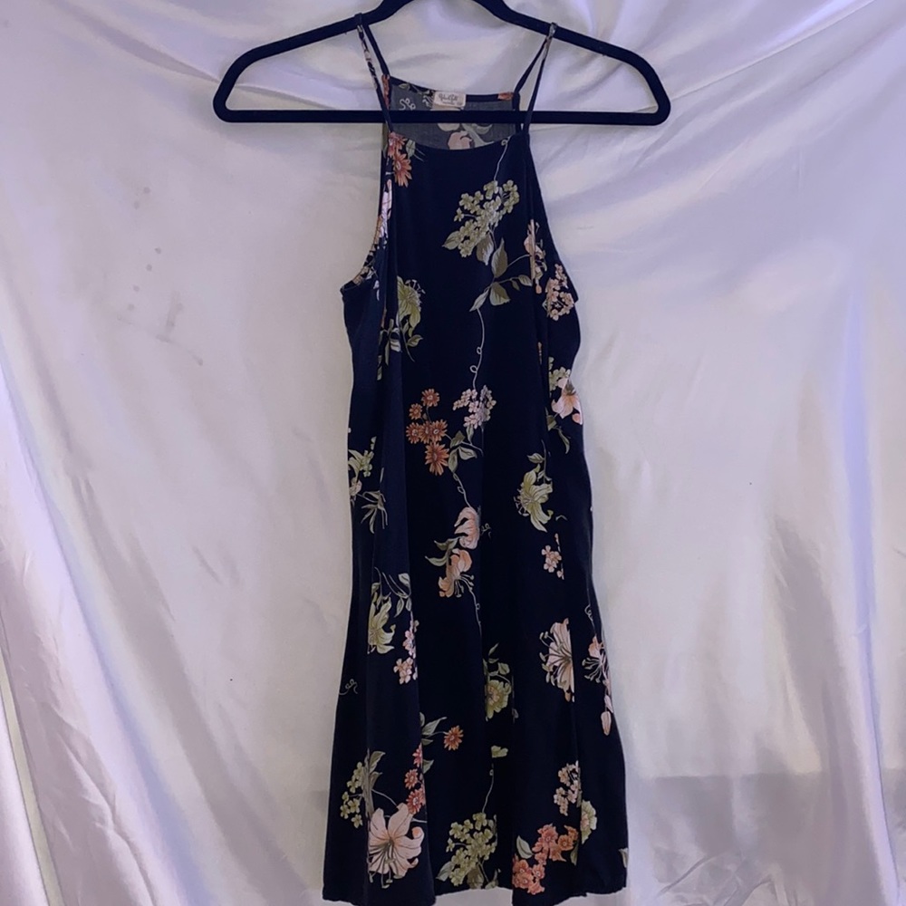 Brandy Melville floral halter dress